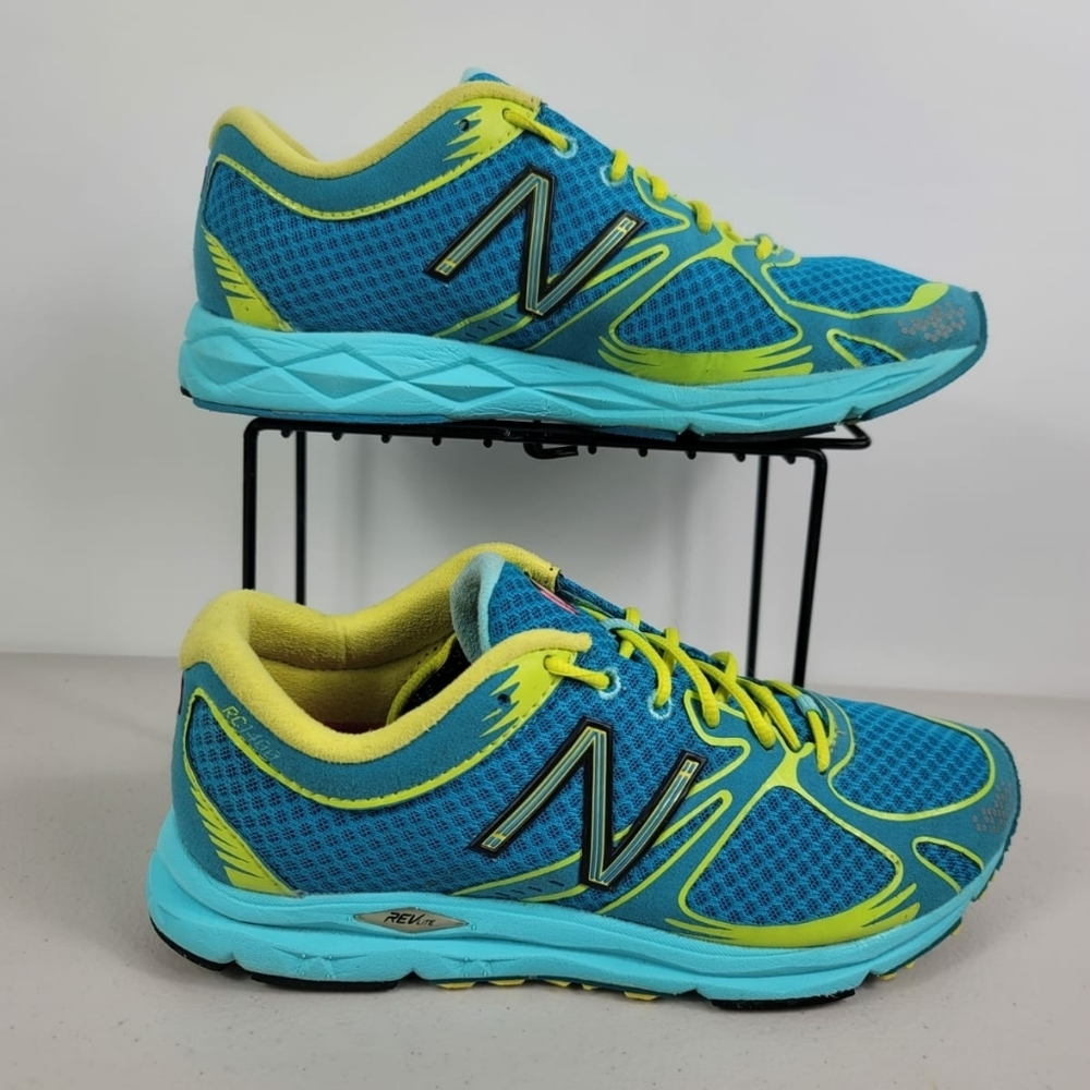 New Balance Revlite WR1400bg women’s running shoes blue light blue yellow Sz 7 - Picture 7 of 9